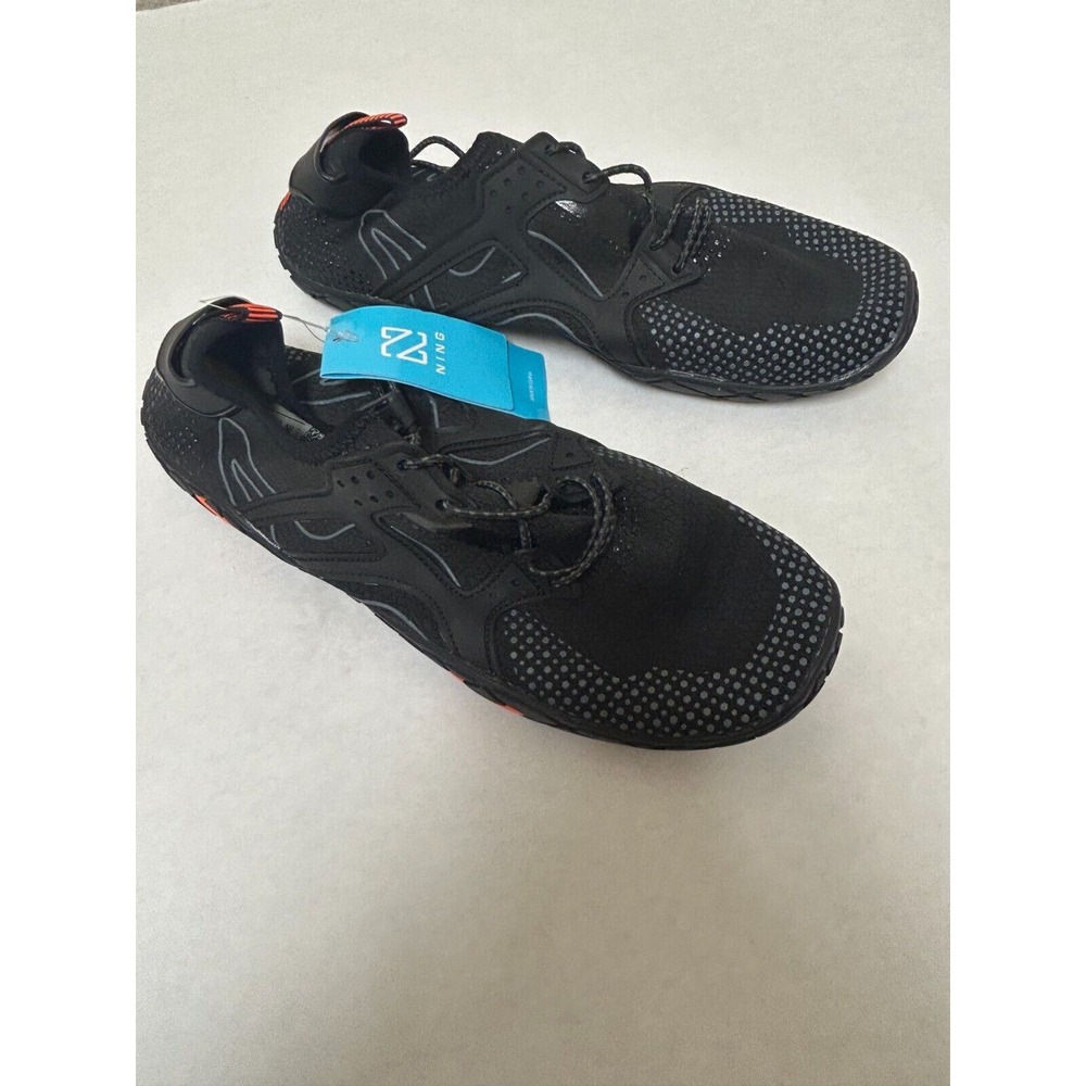 Barefoot Ning Swim Diving Aqua Shoes Water Quick-Dry Sports Black Size 8.5 NWOB
